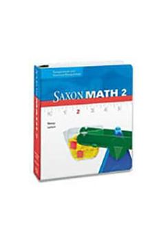 Hardcover Saxon Math 2: Overhead Transparency & Manipulative Binder Book