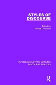 Paperback Styles of Discourse Book