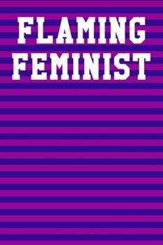 Flaming Feminist: Blank Ukelele Tab Notebook 6”x9” 120 Pages