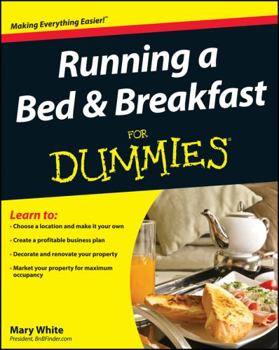 Paperback Running a Bed and Breakfast for Dummies Book