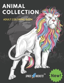 Paperback Animal Collection: Animal Mandala Coloring Book - Animals Coloring Book for Adults and Teens with Lions, Elephants, Owls, Horses, Dogs, C Book