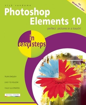 Paperback Photoshop Elements 10 in Easy Steps Book