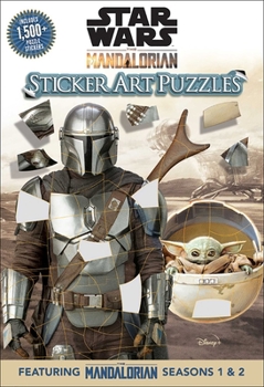 Paperback Star Wars: The Mandalorian Sticker Art Puzzles Book