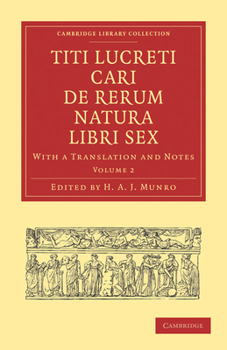 Paperback Titi Lucreti Cari de Rerum Natura Libri Sex - Volume 2 Book