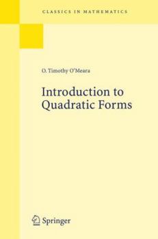 Hardcover Introduction to Quadratic Forms Book