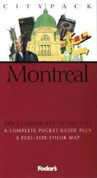 Paperback Citypack Montreal, 1st edition Book