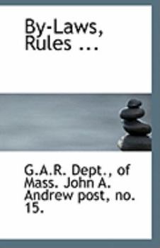 Paperback By-Laws, Rules ... Book