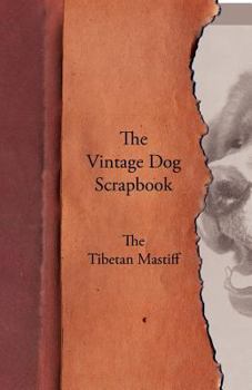 Paperback The Vintage Dog Scrapbook - The Tibetan Mastiff Book