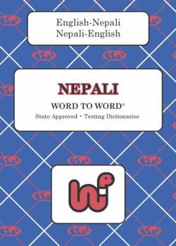 Paperback Nepali edition Word To Word Bilingual Dictionary [Nepali] Book