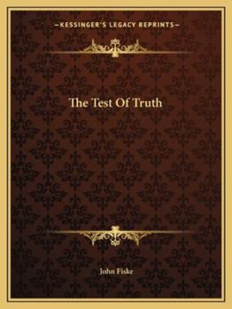 Paperback The Test Of Truth Book