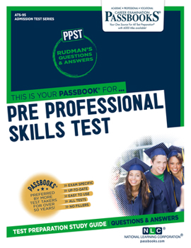 Paperback Pre Professional Skills Test (Ppst) (Ats-95): Passbooks Study Guide Volume 95 Book
