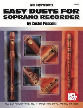 Paperback Mel Bay Presents Easy Duets for Soprano Recorder Book