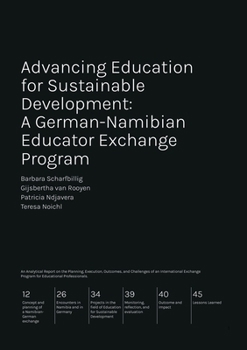 Paperback Advancing Education for Sustainable Development: A German-Namibian Educator Exchange Program Book