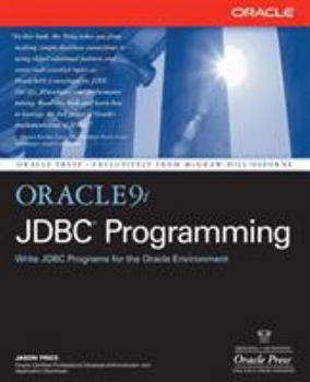 Paperback Oracle9i JDBC Programming Book