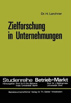 Paperback Zielforschung in Unternehmungen [German] Book