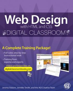 Paperback Web Design with HTML and CSS Digital Classroom Book