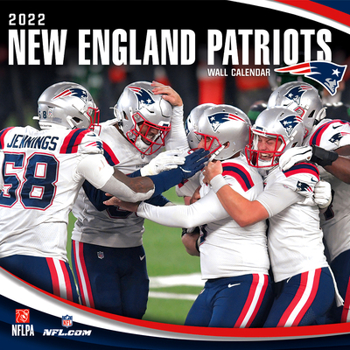 New England Patriots 2022 12x12 Team Wall Calendar