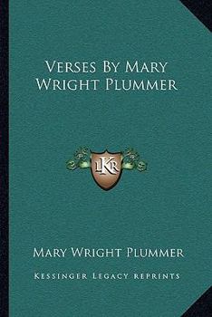 Paperback Verses By Mary Wright Plummer Book