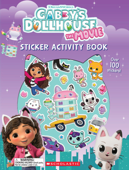 Paperback Gabby's Dollhouse: The Movie (Gabby's Dollhouse: Sticker Activity Book with Shiny Stickers) Book