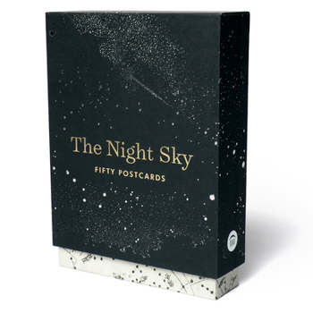 Misc. The Night Sky: Fifty Postcards (50 Designs; Archival Images, NASA Ephemera, Photographs, and More in a Gold Foil Stamped Keepsake Box;): 50 Postcards Book
