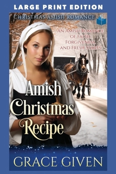 Paperback Amish Christmas Recipe: Large Print Edition Book