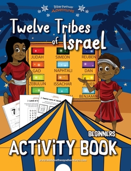 Paperback Twelve Tribes of Israel Activity Book for Beginners Book