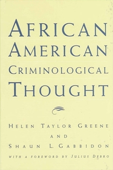 Paperback African American Criminological Thought Book