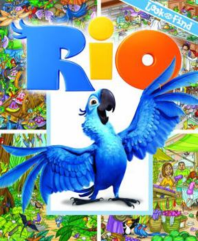 Hardcover Look and Find Rio Book