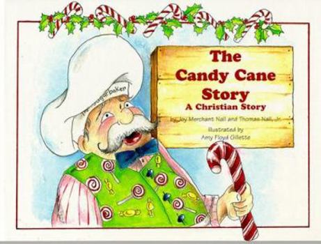 Hardcover The Candy Cane Story: A Christian Story Book