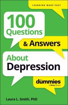 Paperback 100 Questions & Answers about Depression for Dummies Book