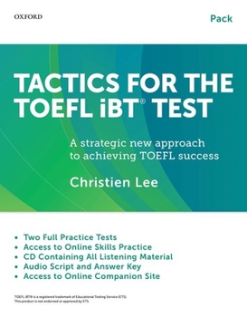 Paperback Tactics for the TOEFL IBT Test Pack: Student Book with Answer Key, Audio Script, and CD [With eBook] Book