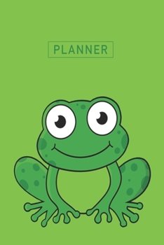 Planner: Cartoon Frog 1 Year Daily Planner (12 Months) | 2020 - 2021 | 365 Pages for Planning | January 20 - December 20 | Appointment Calendar Schedule | Plan Each Day Set Goals & Get Stuff Done