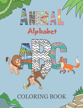 Paperback Animal Alphabet Coloring Book - ABC's Book