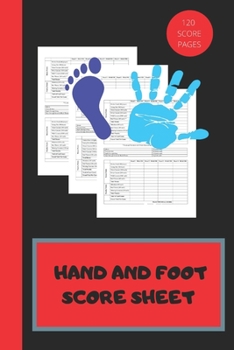Paperback My Hand And Foot Score Sheets: My Hand And Foot Score Keeper - My Scoring Pad for Hand And Foot game- My Hand And Foot Score Game Record Book - My Ga Book