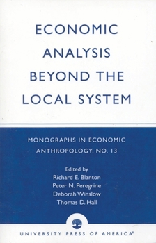 Paperback Economic Analysis Beyond the Local System Book
