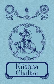 Hardcover Krishna Chalisa [Premium Hardbound Edition] (In English and Hindi) Book