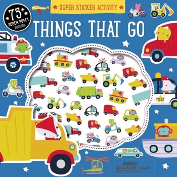 Paperback Super Sticker Activity: Things That Go Book