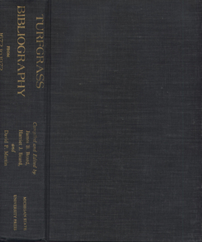 Hardcover Turfgrass Bibliography from 1672 to 1972 Book