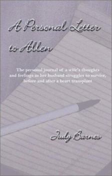 Paperback A Personal Letter to Allen Book