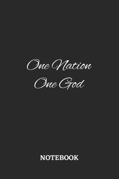 One Nation One God Notebook: 6x9 inches - 110 graph paper, quad ruled, squared, grid paper pages • Greatest Believe Justice Faith Journal • Gift, Present Idea