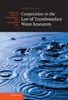 Hardcover Cooperation in the Law of Transboundary Water Resources Book