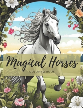 Paperback Magical Horses: Coloring Book