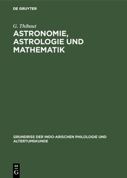 Hardcover Astronomie, Astrologie und Mathematik [German] Book