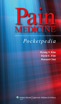 Paperback Pain Medicine Pocketpedia Book