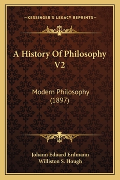 Paperback A History Of Philosophy V2: Modern Philosophy (1897) Book