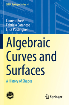 Paperback Algebraic Curves and Surfaces: A History of Shapes Book