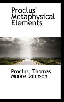 Hardcover Proclus' Metaphysical Elements Book