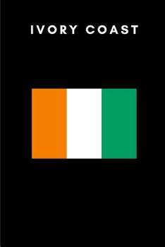 Paperback Ivory Coast: Country Flag A5 Notebook to write in with 120 pages Book