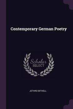 Paperback Contemporary German Poetry Book