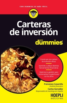 Paperback Carteras de inversión para Dummies [Spanish] Book